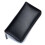Men's and Women's Wallets - Genuine Leather RFID Multi-Function Long Wallet with Multi-Card Slot - Black 1