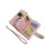 Wallet - Leather - Women - RFID Blocking - 16 Slots - Pink 4