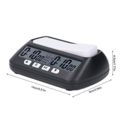 Chess Clock  PWSHYMI  Professional Chess Timer  Clear Digital Display  Multifunction  Portable 2