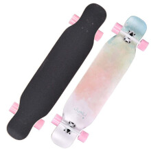 YEENUO 43 x 9 Inch Longboard Skateboard Glitch 8Layer Canadian Maple