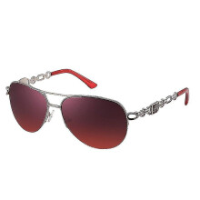 Polarized Aviator Sunglasses,lightweight Metal Frame Sun Glasses Uv400 Burgundy gradient