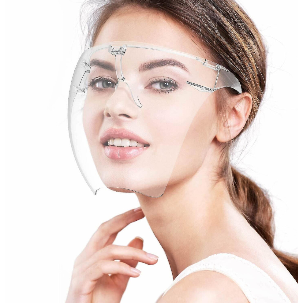 Clear Face Shield Mask Googles Visor Anti-Fog Transparent Glasses Protective Eyewear Transparent 9194158139192