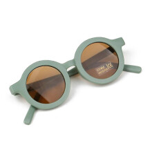 Summer Polarized Uv Protect Child  Retro Round Kid Polarized  Uv 400 Protection Children Green