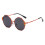 Children's Retro Cartoon Bow Multi-sided Uv Protection Polarized ---black Frame Gray 1