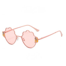 The Little Mermaid Children's Women's Fashion Metal Polarized Anti-uv Sunshade ---pink Frame Pink Sheet