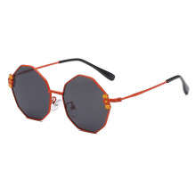 Children's Retro Cartoon Bow Multi-sided Uv Protection Polarized ---black Frame Gray
