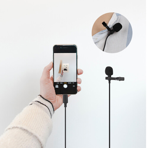Hands-Free Type-C Audio Lavalier Microphone for Android Phones 2