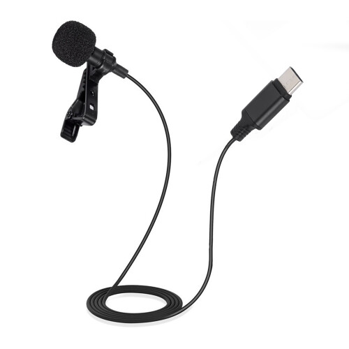 Hands-Free Type-C Audio Lavalier Microphone for Android Phones