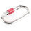 CC 0082 O-förmiger Karabiner 25 kN Längsrot 1