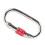 CC 0082 O-förmiger Karabiner 25 kN Längsrot 6