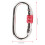 CC 0082 O-förmiger Karabiner 25 kN Längsrot 8