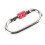 CC 0082 O-förmiger Karabiner 25 kN Längsrot 9