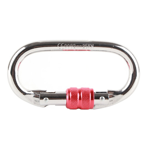 CC 0082 O-förmiger Karabiner 25 kN Längsrot 1