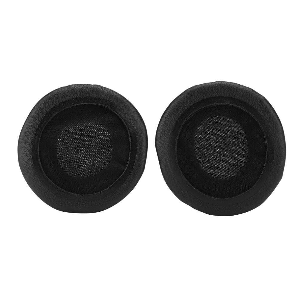 Universal 65Mm Ear Pads For Headphones, Noise-Reducing Foam Cushions, 2-Pack Black 9371330121545
