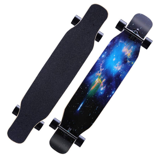 Professional Longboard Complete Skateboards for Beginners (Colour: 118 cmC)