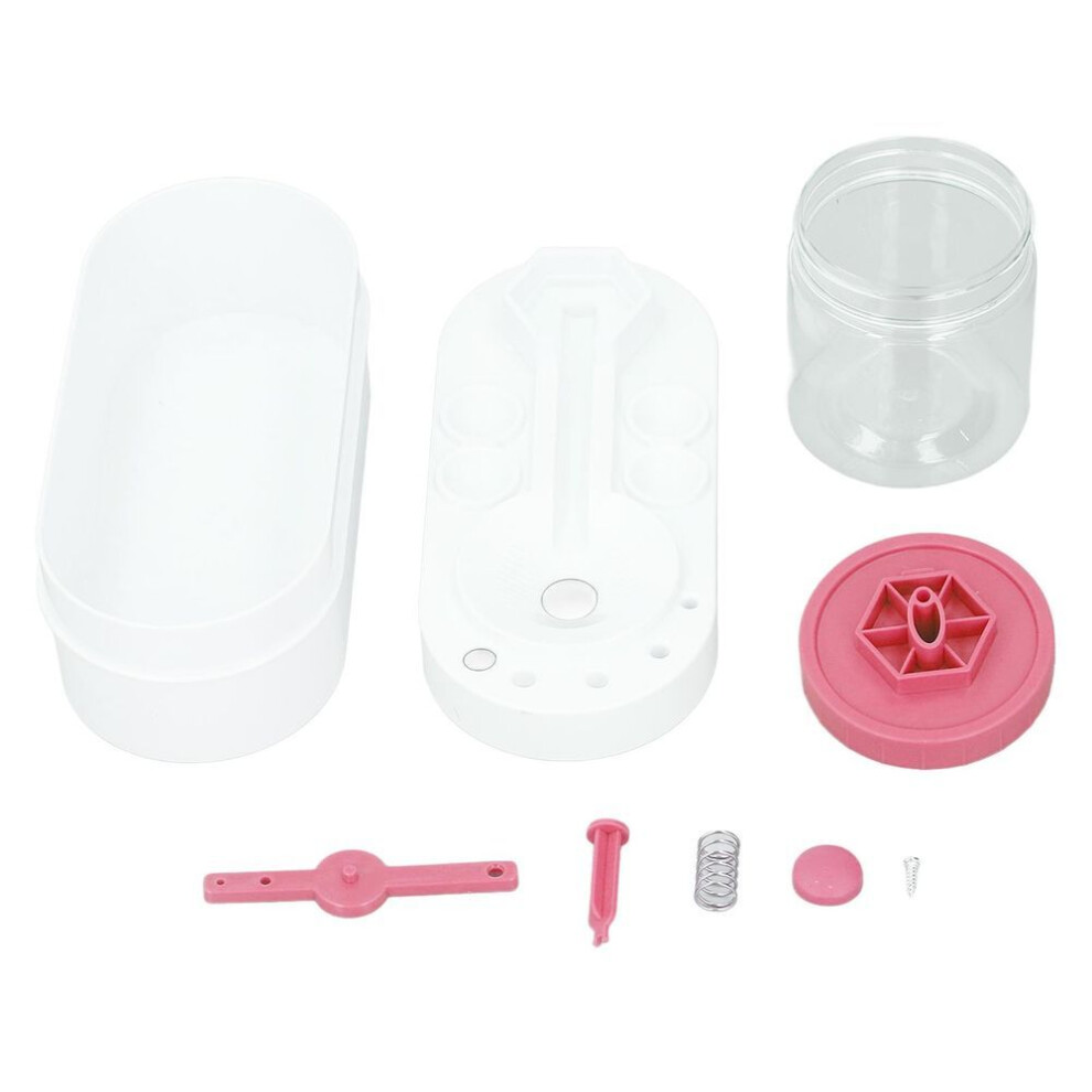 (pink) Paint Brush Rinser Multifunctional Water Cycle Washing Cleaning Rinser For Makeup Brush Pink