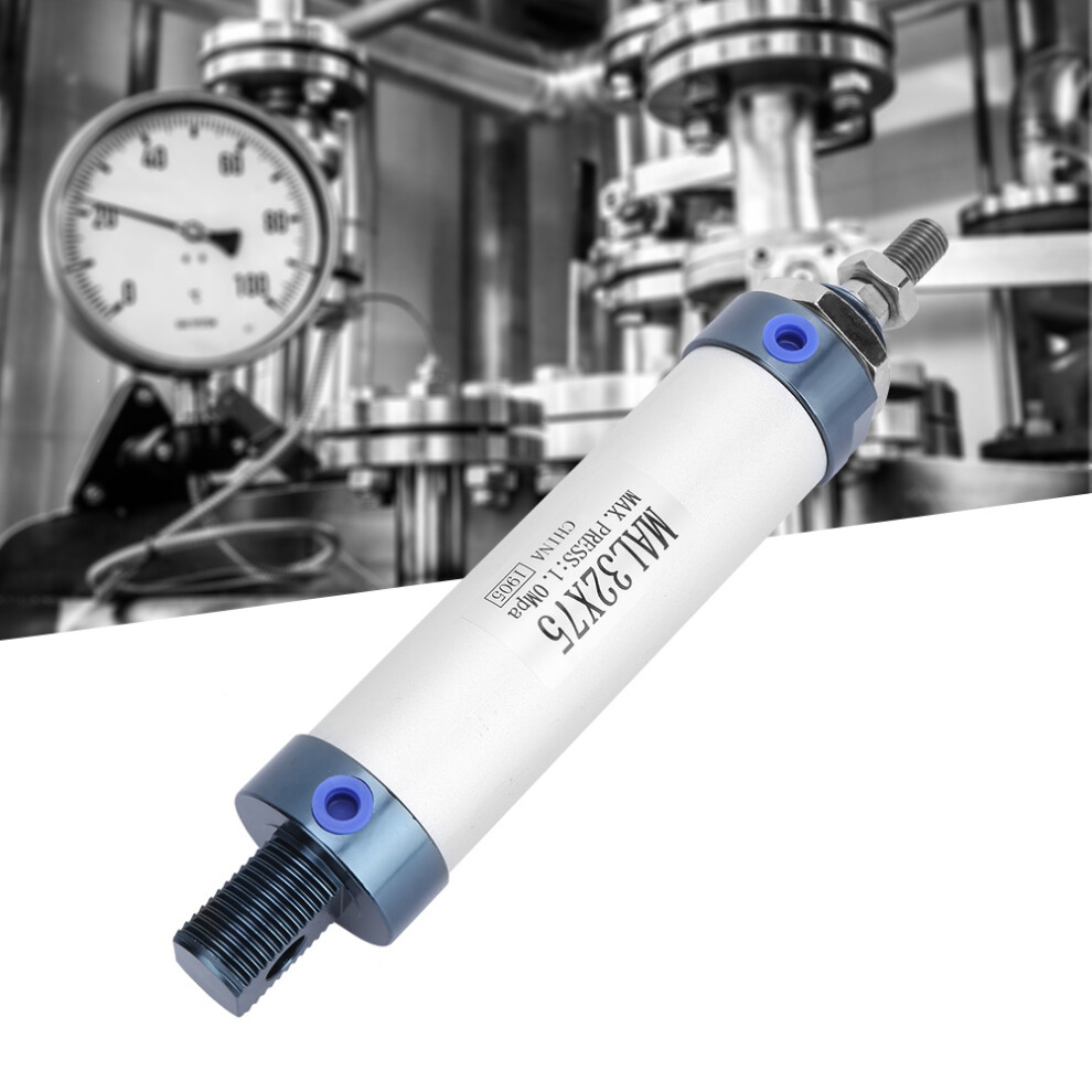 Mal 32Mm Double Acting Mini Air Cylinder Aluminum Alloy Stroke 75Mm 7891330126514