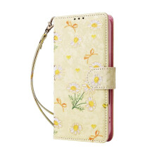 (c3 ) Wallet Phone Case for Samsung Galaxy S20 Fe 2022 Painted Flower 1 Bill Compartment 3 Card Slots Magnetic Closure Rfid Blocking