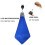 Polyester Golf Towel Microfiber, Blue/Black, Easy Pull, 60x40cm 7