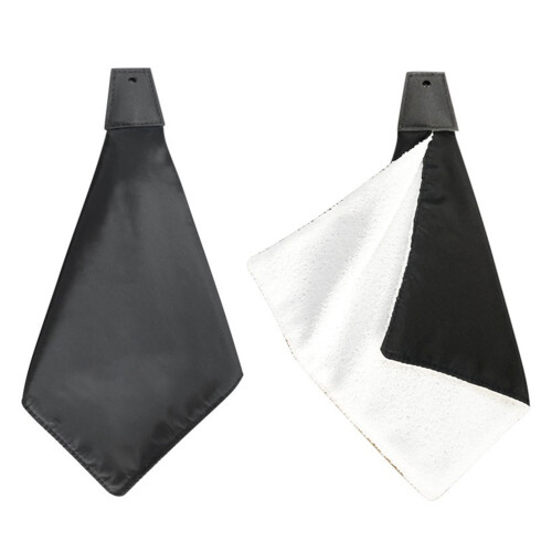 Polyester Golf Towel Microfiber, Blue/Black, Easy Pull, 60x40cm 1
