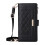(Black) Flip Case for Samsung Galaxy S20 Fe Wallet Card Slots Shockproof Strap 5