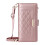 (Rose Gold ) Flip Case for Samsung Galaxy S20 Fe Wallet Card Slots Shockproof Strap 5