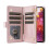 (Rose Gold ) Flip Case for Samsung Galaxy S20 Fe Wallet Card Slots Shockproof Strap 4