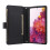 (Black) Flip Case for Samsung Galaxy S20 Fe Wallet Card Slots Shockproof Strap 4