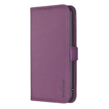 (Dark violet) Flip Case for Samsung Galaxy S20 Fe Magnetic Pu Leather Wallet Kickstand Shockproof Tpu Inner Shell Card Slots Holder