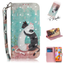 (C9 ) 3d Painted Protective Case for Samsung Galaxy S20 Fe Wallet Card Slots Lanyard Magnetic Closure Pu Leather