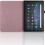 (Pink) Tablet Case for Amazon Fire Hd 8 2020 360 Degree Rotating Lightweight Adjustable Angles Thickened Edges 7