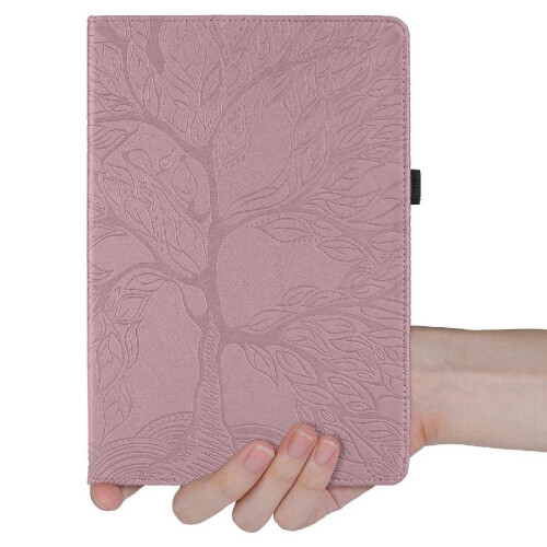 (Pink) Tablet Case for Amazon Fire Hd 8 2020 360 Degree Rotating Lightweight Adjustable Angles Thickened Edges 1