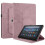 (Pink) Tablet Case for Amazon Fire Hd 8 2020 360 Degree Rotating Lightweight Adjustable Angles Thickened Edges 6