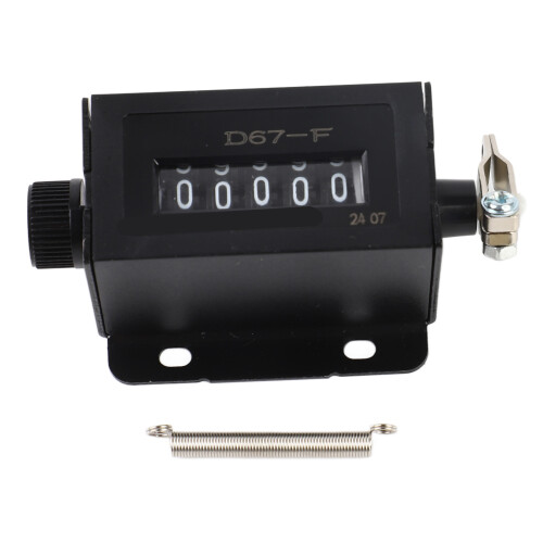 Mechanical Counter 5 Digits Manual Clicker, 0-99999, 78x30mm 1