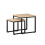 SoBuy® FBT42-N, Nesting Tables Set of 2 Coffee Table Side Table End Table 1