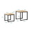 SoBuy® FBT42-N, Nesting Tables Set of 2 Coffee Table Side Table End Table 3