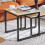 SoBuy® FBT42-N, Nesting Tables Set of 2 Coffee Table Side Table End Table 4