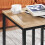 SoBuy® FBT42-N, Nesting Tables Set of 2 Coffee Table Side Table End Table 5