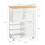 SoBuy Κινητό Καρότσι Κουζίνας FKW45-WN Λευκό 67x86x38cm 3