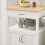 SoBuy Καρότσι Κουζίνας Λευκό 60x92x45cm με Συρτάρι 5