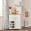 SoBuy Κινητό Καρότσι Κουζίνας FKW45-WN Λευκό 67x86x38cm 2