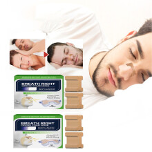 72 Ct Green Anti Snoring Strips: Breathe Easy Relieve Congestion
