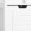 SoBuy Ψηλό Ντουλάπι Μπάνιου FRG126-W Λευκό 30x30x144cm 7
