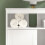 SoBuy Ντουλάπι Μπάνιου FRG128-W Λευκό 60x30x60cm 8