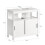 SoBuy Ντουλάπι Μπάνιου FRG128-W Λευκό 60x30x60cm 3