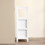 SoBuy Λευκό Ντουλάπι Μπάνιου 30x89x30 cm με 2 Καλάθια 14