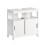SoBuy Ντουλάπι Μπάνιου FRG128-W Λευκό 60x30x60cm 1