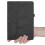 (Black) Tablet Case for Honor Pad X8a Lightweight 360 Degree Rotating Adjustable Angles Thickened Edges 7