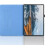 (Blue) Tablet Case for Honor Pad X8a Lightweight 360 Degree Rotating Adjustable Angles Thickened Edges 3