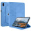 (Blue) Tablet Case for Honor Pad X8a Lightweight 360 Degree Rotating Adjustable Angles Thickened Edges 5
